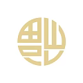Golden Circular Wall Decor with Traditional Chinese Character Hollow out Design