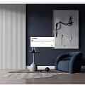Modern single sofa 3d model