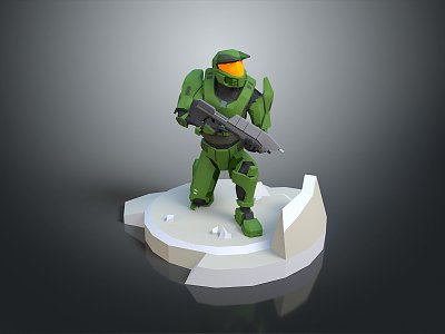 Science Fiction Warrior Future Warrior Next Generation Warrior Super Soldier Magic Warrior Super Soldier Science Fiction Soldier 3d model