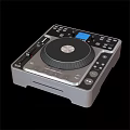 Professional Headphone Audio DJ Mixer Controller with Turntable Control Buttons and LCD Screen