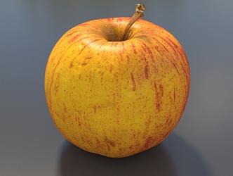 Apple Fruit Red Apple Red Fuji Apple Low Face Number Low Model Simple Model Game Sub-era Film and Television Level Super Realistic High Precision 3d model