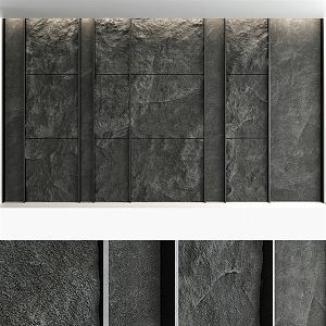 Modern Wall Panel Rock Wall Panel 3d model