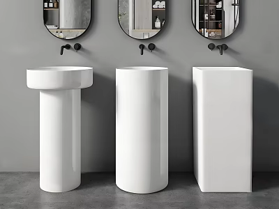 Modern Style Washstand 3d model
