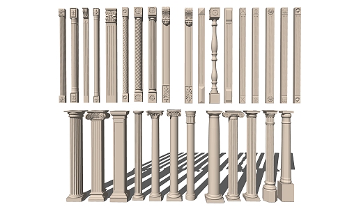 Jane's Roman Column 3d model