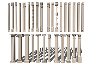 Jane's Roman Column 3d model