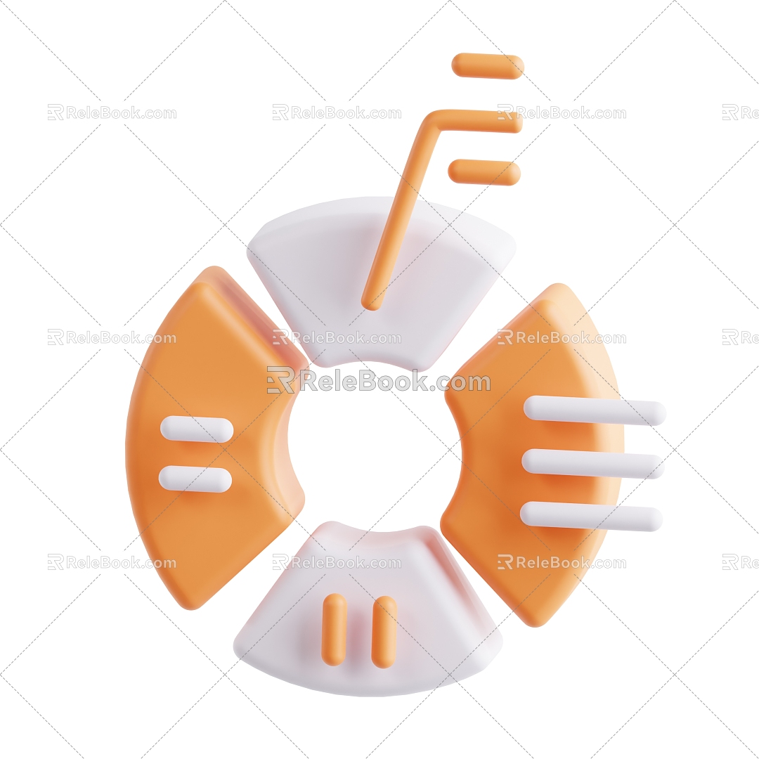 Modern Datasheet Cartoon Datasheet 3d model