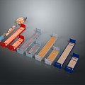 moving rail car subway car train car train car car train light rail subway high-speed rail 3d model