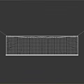 White Frame Soccer Goal With Net Mesh On Reflective Dark Surface