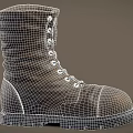 Brown Leather Lace up Boots with Thick Sole and Warm Inner Lining