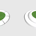 Modern tree pool tree pool stool 3d model