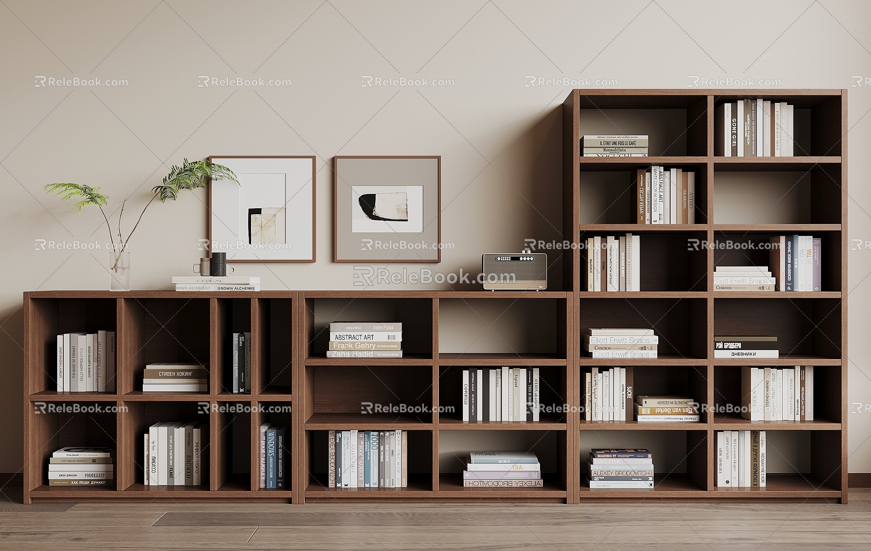 Bookcase 3d model