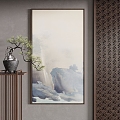 New Chinese Decorative Painting 3d model