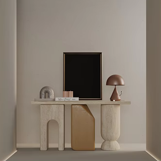 Modern Entrance Cabinet 3d model