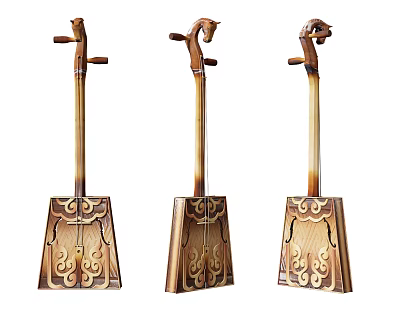 Chinese Matouqin Matouqin Classical Musical Instruments 3d model