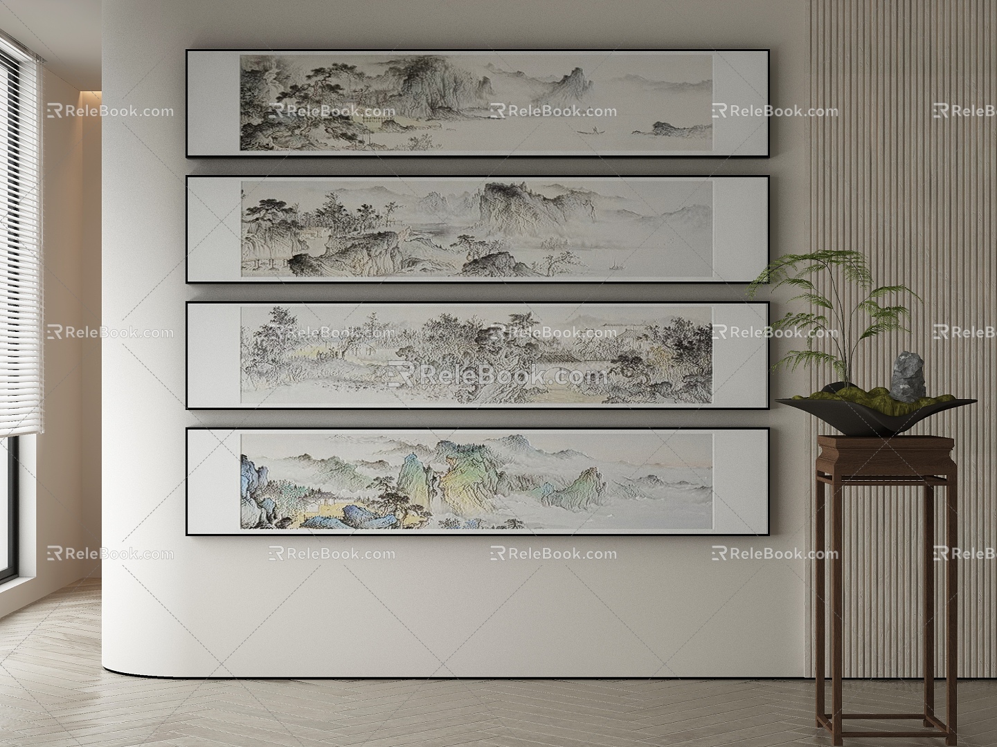 New Chinese Decorative Painting model