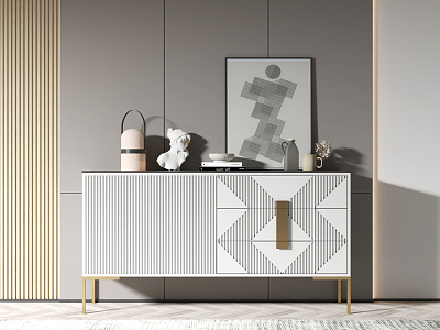 Light Luxury Side Cabinet model