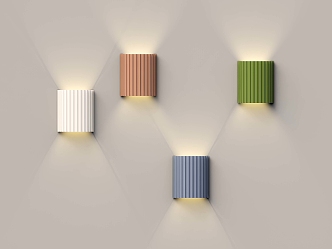 Wall lamp cream wall lamp minimalist wall lamp 3d model