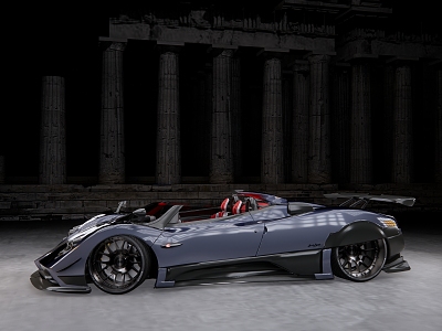 Modern sports car Super sports car 3d model