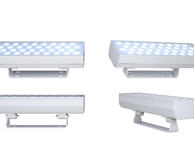 Outdoor LED Lights with Waterproof Design for Exterior Bright Illumination and Durable Housing 3d model