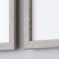 Minimalist Abstract Paintings With Geometric Shapes Textures Neutral Tones And Wooden Frames