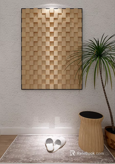 Modern Open Kitchen Interior Design With Spacious Layout And Wooden Cabinets 3d model