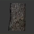 Wooden Stone Decorative Lamp With Natural Rustic Bark Texture And Warm Glowing Center