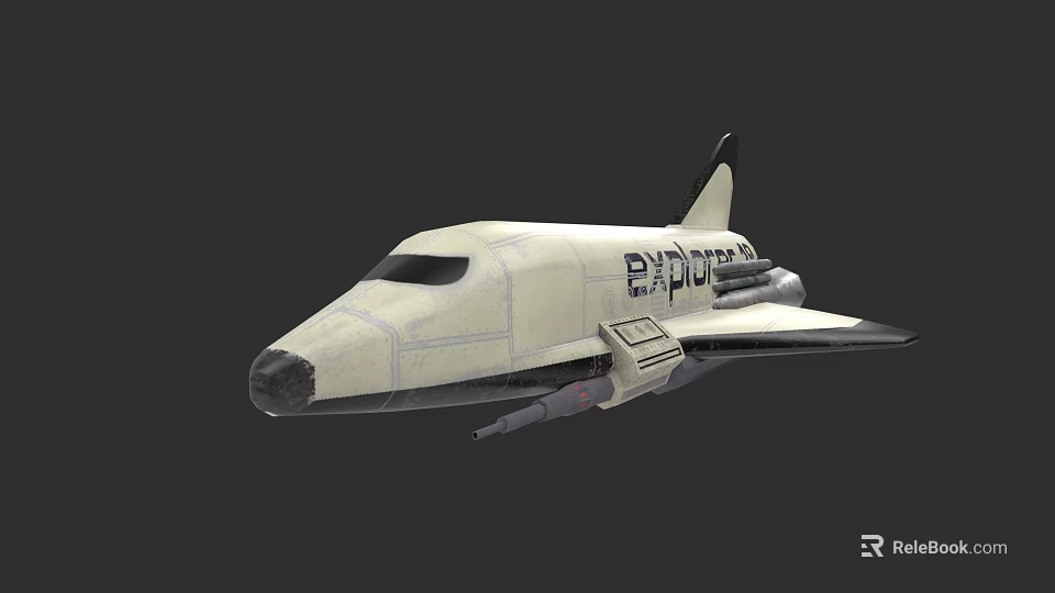 Explorer Space Shuttle 3D Model With Detailed Exterior And Engines 3d model 