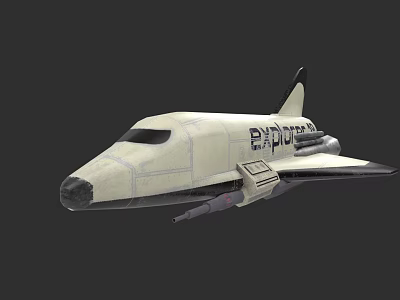 Explorer Space Shuttle 3D Model With Detailed Exterior And Engines 3d model