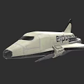 Explorer Space Shuttle 3D Model With Detailed Exterior And Engines 3d model