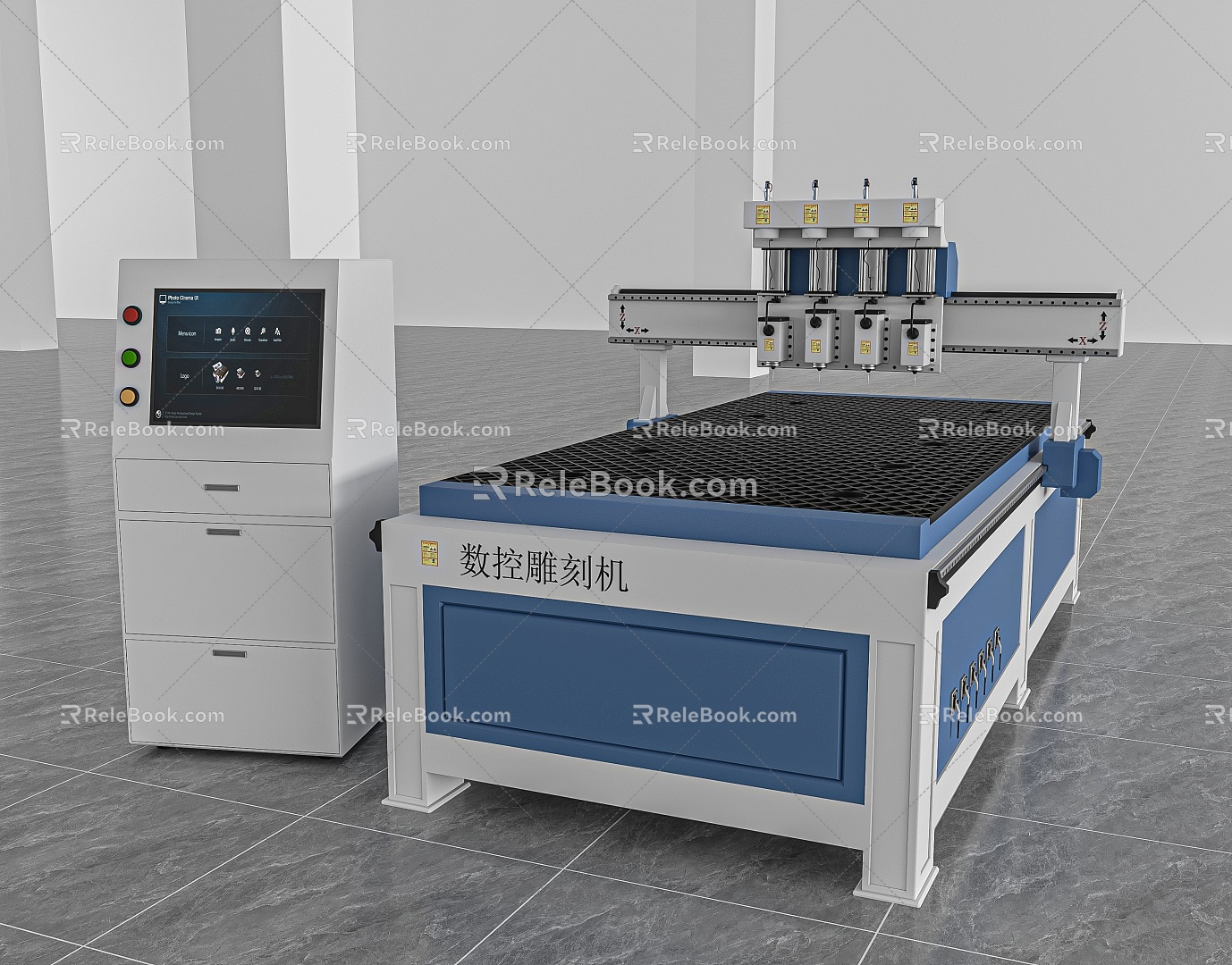 CNC engraving machine cutting machine 3d model