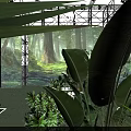 Mova Event Stage Setup With Green Plants Large Screen Lighting And Arranged Chairs