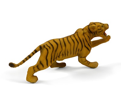 Tiger toy ornaments toy 3d model