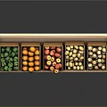 Wooden Storage Box With Multiple Compartments For Organizing Household Items