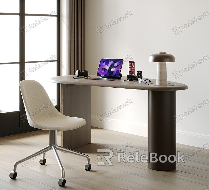 Modern desk chair desk chair combination model