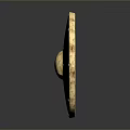 Medieval Shield Ancient Shield Shield Shield Defensive Weapon Ancient Shield Iron Shield Protective Shield Wooden Shield 3d model