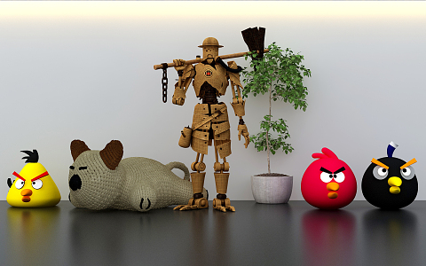 Modern Toys 3d model