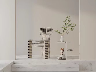 Modern Dining Chair 3d model