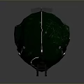 Green Tactical Weapon Helmet With Protective Visor And Secure Straps