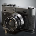 Modern Camera SLR 3d model