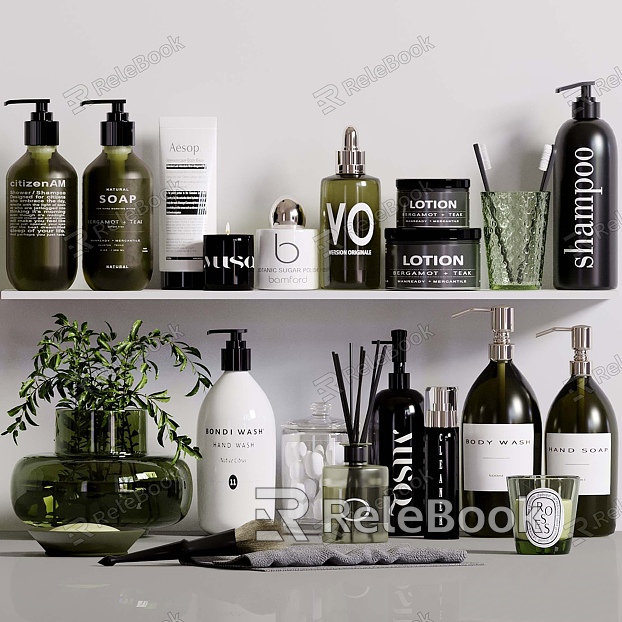 Modern toiletries toiletries washing products model