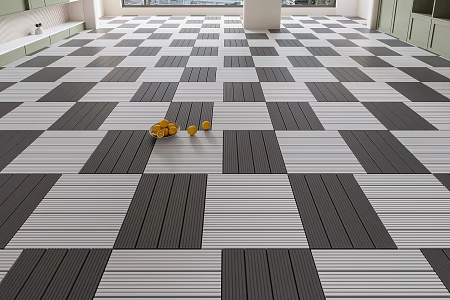 anticorrosive wood outdoor flooring plastic wood flooring 3d model