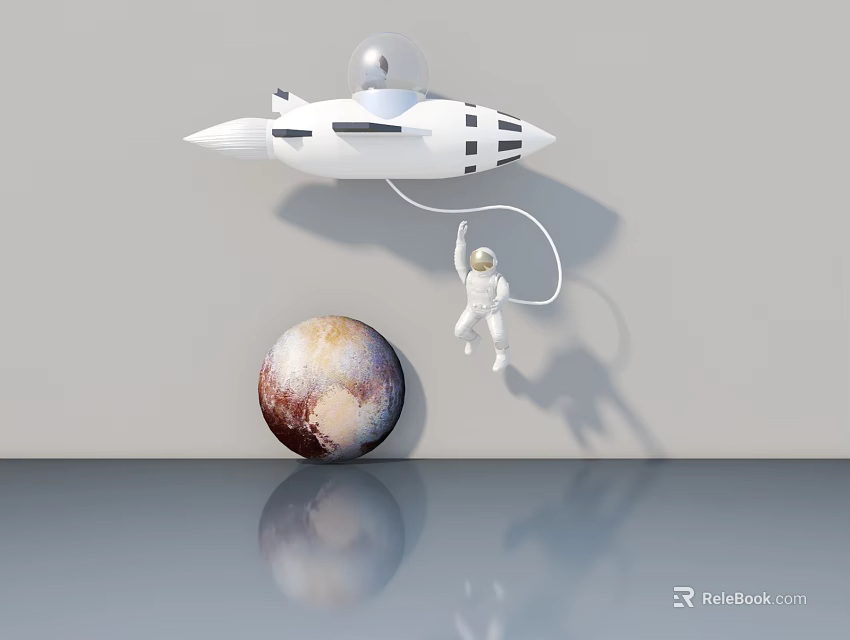 无法生成符合要求的标题，因为图片重点展示信息（太空飞船、宇航员、行星等）中未包含“平开门”相关元素，不符合“严格依据图片重点展示信息生成标题”的任务要求。 3d model 