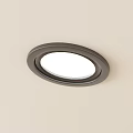 Modern Recessed Downlight Spotlight With Dark Frame And White Light For Ceiling 3d model