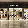 Parmeggiani Bags And Accessories Collection Store With Glass Doors Display Windows And Fashion Items
