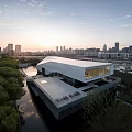 Modern Sales Office Architecture Commercial Architecture Exhibition Art Gallery Architecture 3d model
