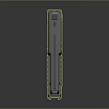 Realistic train vehicle 3d model