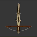 Crossbow Mechanical Crossbow Shift Bow and Arrow Shoot Far Equipment Weapons High-tech Crossbow 3d model