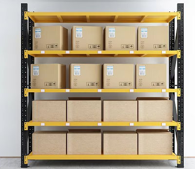 Modern Storage Rack Express Supermarket Storage Rack 3d model Modern Storage Rack Express Supermarket Storage Rack 3d model