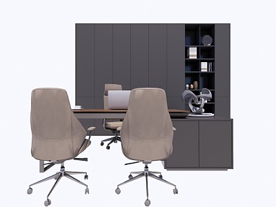 Modern Office Table and Chair Table and Chair Combination model