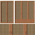 Middle style wardrobe 3d model